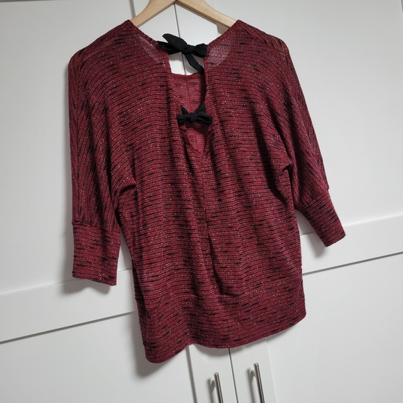 ✨️3 For $30✨️By & By Top With Tie Up Open Back (M) - Picture 7 of 12